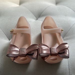 Mini Melissa Mini Ultragirl IX mary jane flat
 - sz 5 toddler - Color:Frost Pink